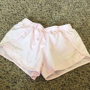 Nike girls Light Pink Athletic Shorts
